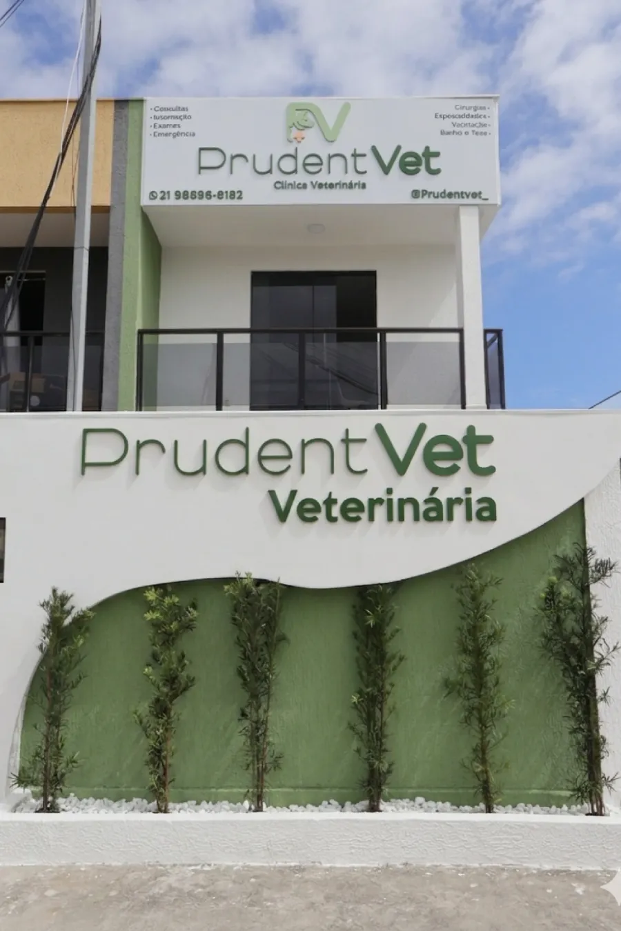 Fachada da clínica PRUDENT VET em Itaipuaçu - Maricá