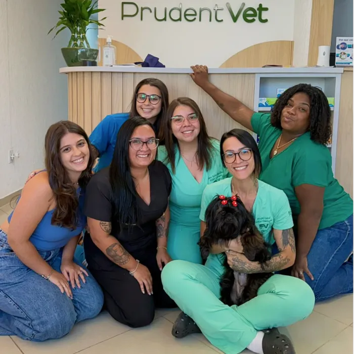 Equipe de veterinários da PRUDENT VET